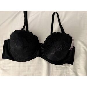 Eva Intimates Lace Underwire Bra Womens 40C Nude Beige Full Coverage NWT.